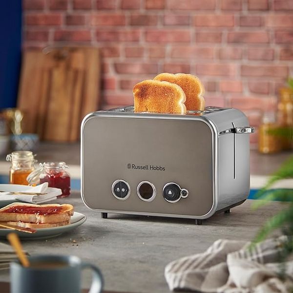 Russell Hobbs Distinctions 2 Slot Toaster Titanium