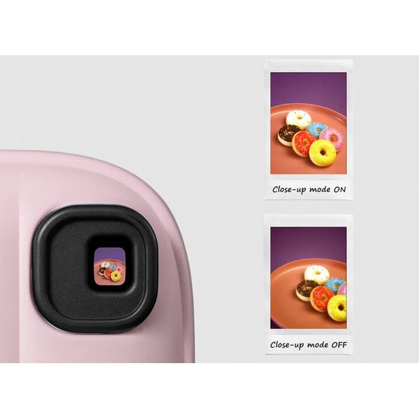 Fujifilm Instax Mini 13 Candy Pink Instant Camera + 20-Pack Film Bundle (Glossy & Black Edge)