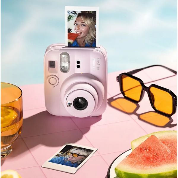 Fujifilm Instax Mini 13 Candy Pink Instant Camera + 20-Pack Film Bundle (Glossy & Black Edge)