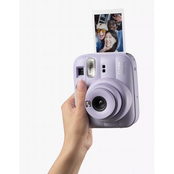 Fujifilm Instax Mini 13 Dreamy Purple Instant Camera + 20-Pack Film Bundle (Glossy & Black Edge)