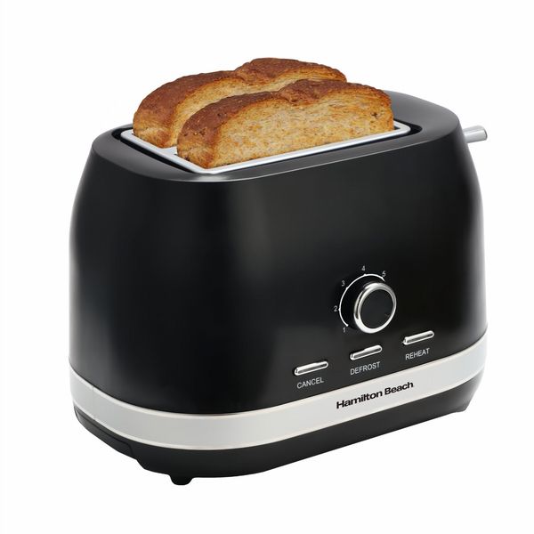 Hamilton Beach Ella Kettle, Toaster and Retro Microwave Black