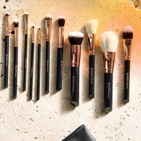 Rose Gold Makeup Brush Set