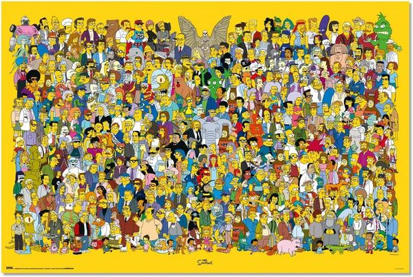 The Simpsons Cast 61 x 91.5cm Maxi Poster	