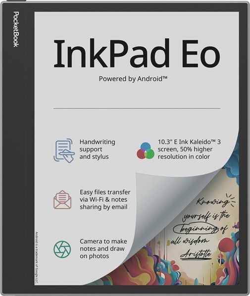 PocketBook InkPad Eo e-reader, note taker