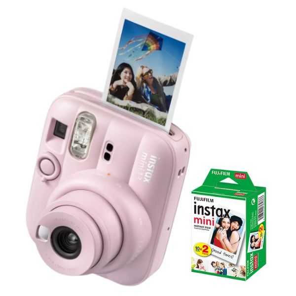 Fuji Instax Mini 13 Candy Pink and 20 Shot Film Bundle
