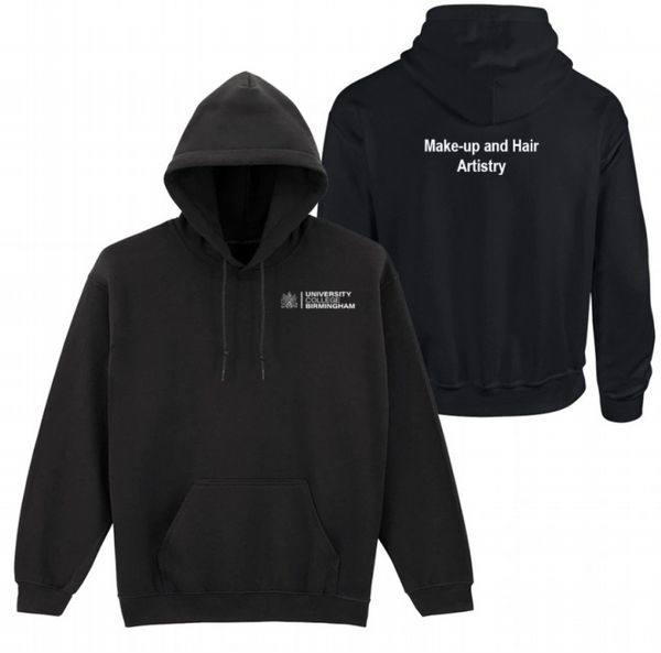  University College Birmingham - Black - Heavy Blend Hood Sweatshirt - Unisex Fit - Select Your...