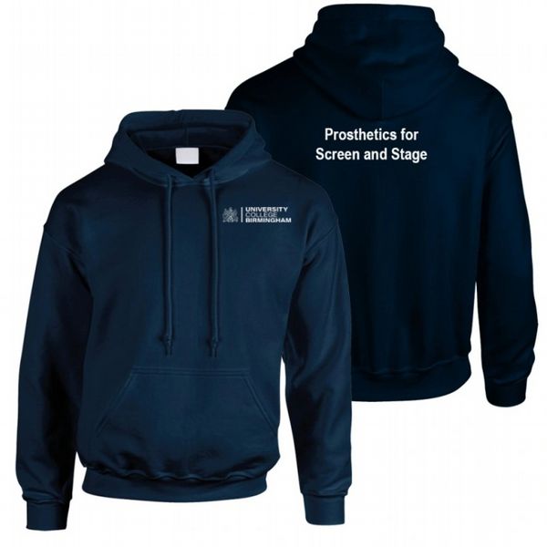 University College Birmingham - Navy - Heavy Blend Hood Sweatshirt - Unisex Fit